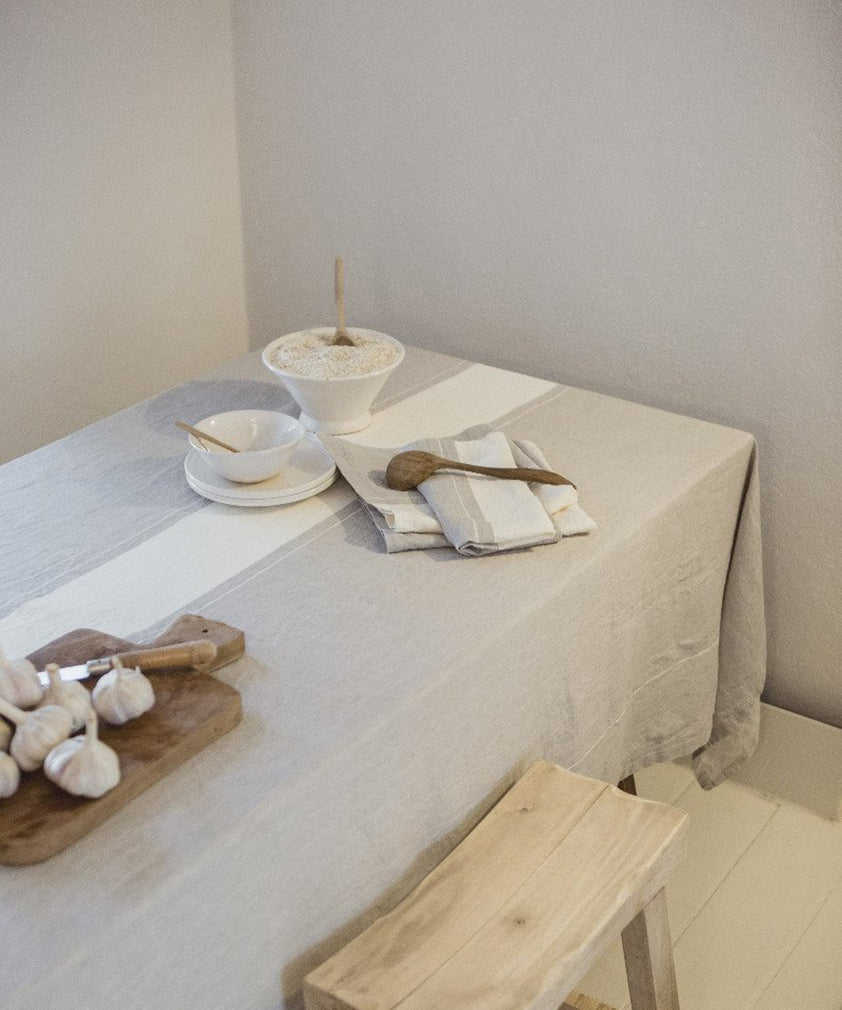 ATELIER STRIPE TABLECLOTH