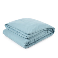 California Linen Duvet Aqua Green