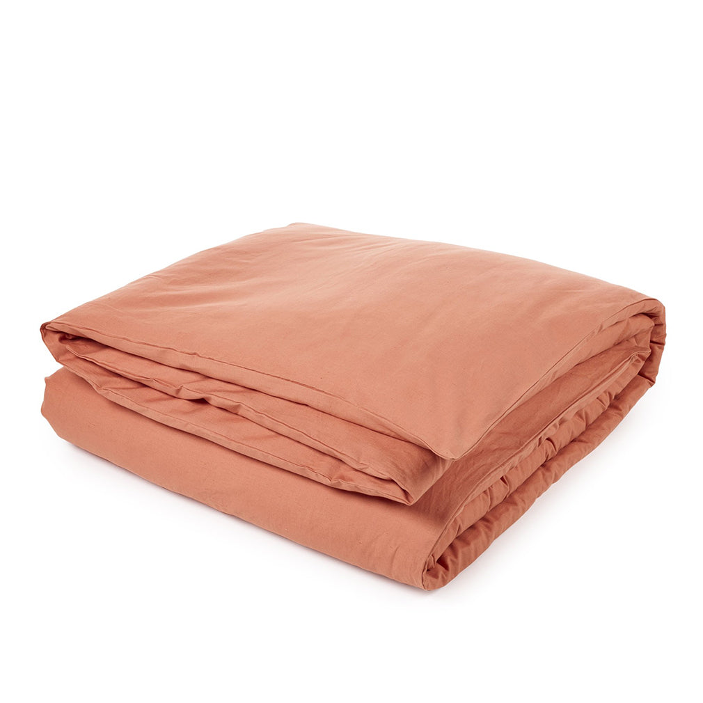 California Linen Duvet Bittersweet Orange