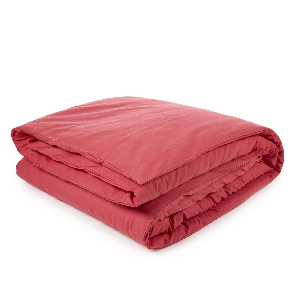 California Linen Duvet Strawberry