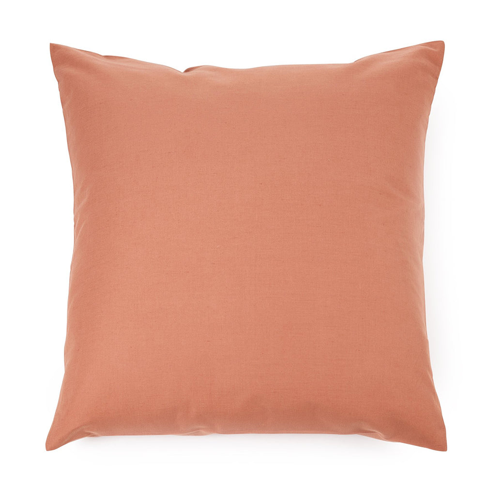 Square pillowcase 65 x 65 cms Bittersweet orange