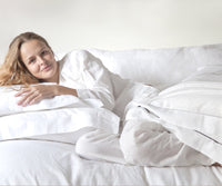 GENEVA WHITE FITTED SHEET