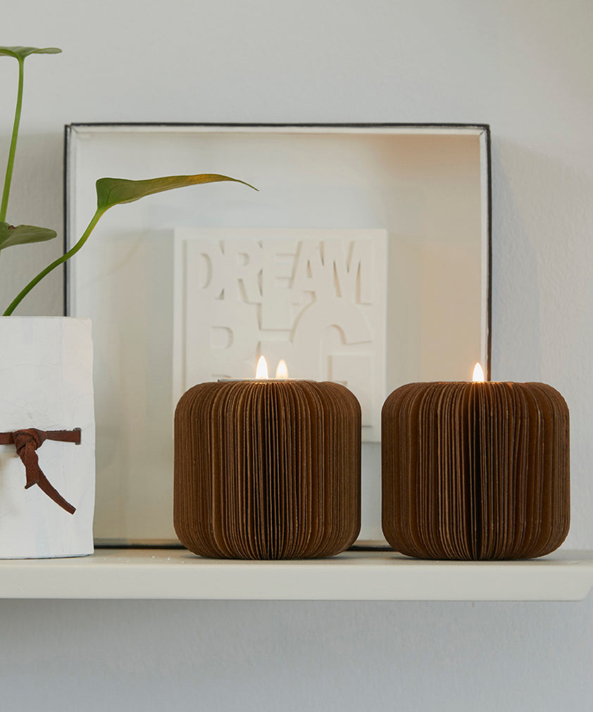 FAN TEALIGHT HOLDER / VASE