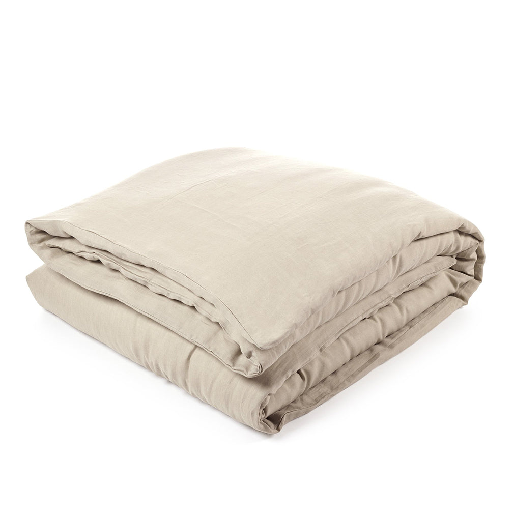 Santiago Duvet Cover Stone