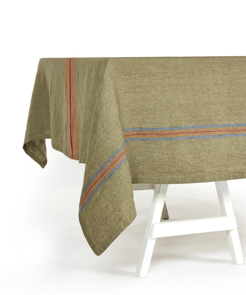 LINCOLN STRIPE TABLECLOTH
